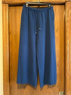 Women’s Relaxed fit Drawstring Pants- pull on wide leg pants - Great for resort!